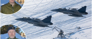 Höjd beredskap vid Norrbottens flygflottilj • Edström: "Anpassat oss efter det fruktansvärda som hänt"