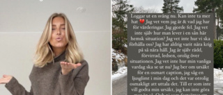 Eskilstuna-influencer kritiseras för Ukraina-inlägg – kallade leggings "goda nyheter på sorglig dag"