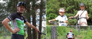 Stort intresse för mountainbike bland unga • Kasper, 7 år,:  "Jag gillar att hoppa"
