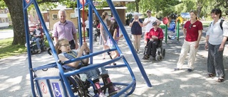 Nej till rullstolsgungor – skaderisken avskräcker