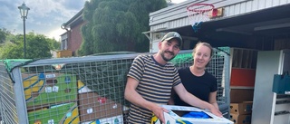 Martin och Sofia har samlat in över tre ton förnödenheter till Ukraina
