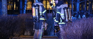 Lägenhet förstördes i brand i Gränby