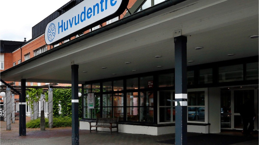 Vrinnevisjukhuset i Norrköping. Här vårdas 34 patienter med covid-19.
