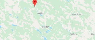 Larm om gräsbrand i Åselet