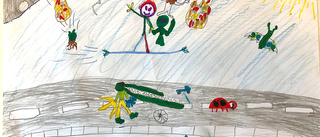 Barnteckning: Sandra Särkijärvis teckning