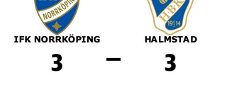 Delad pott när IFK Norrköping tog emot Halmstad