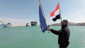 Full fart i Suezkanalen