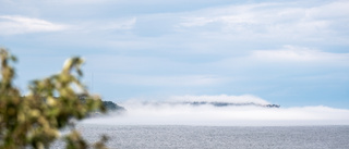 Naturfenomenet: Se dimman som slukar Högklint – Åska och kraftiga regnskurar att vänta