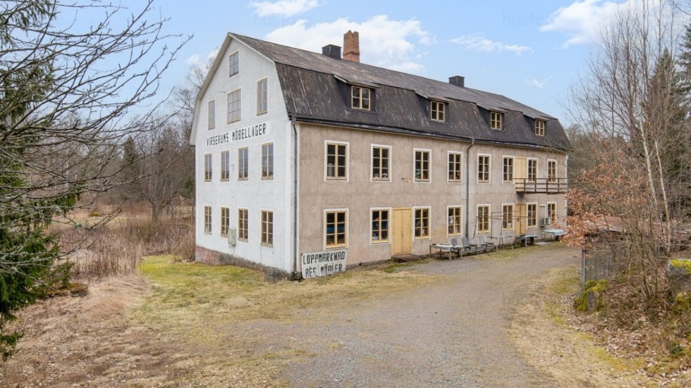 Virserums möbellager i Hultarp blev snabbt en favorit på bostadssajten Hemnet. Fastigheten såldes för 1,2 miljoner kronor förra året.