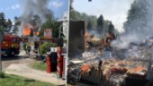 Villabrand i Vansö – huset gick inte att rädda: "Kommer få brinna ner till grunden"