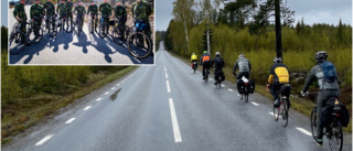 De cyklar hem efter "mucken" – över hundra mil: "En cyklar åt fel håll"