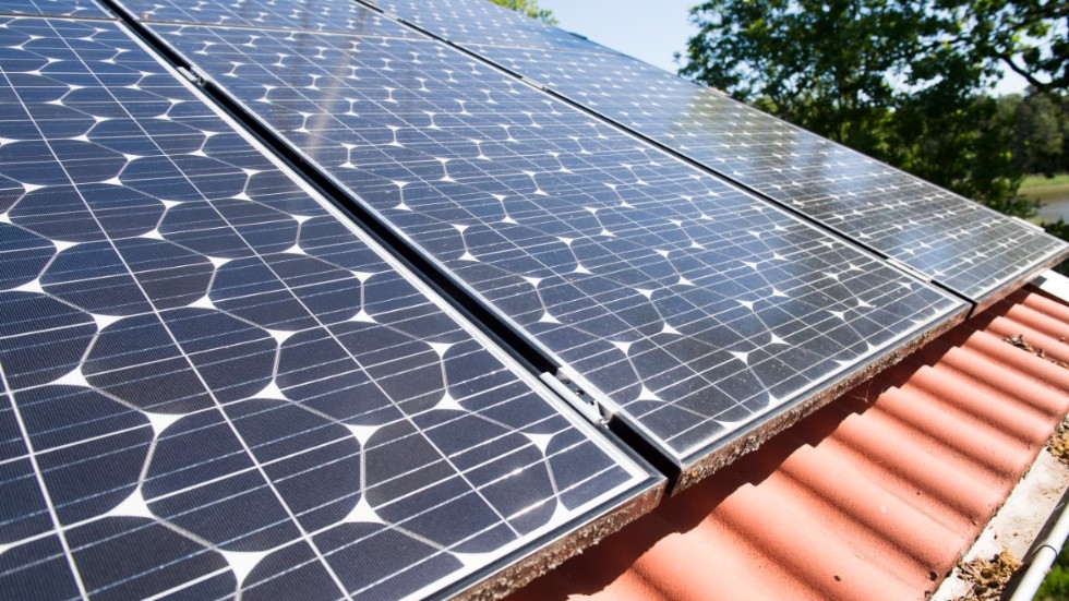 Regeringen säger nej till solceller på 13 skånska villatak. Arkivbild.
