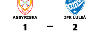 IFK Luleå äntligen segrare igen efter vinst mot Assyriska