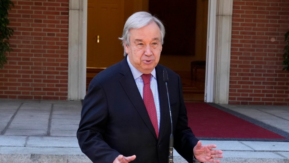 FN:s generalsekreterare António Guterres. Arkivbild.