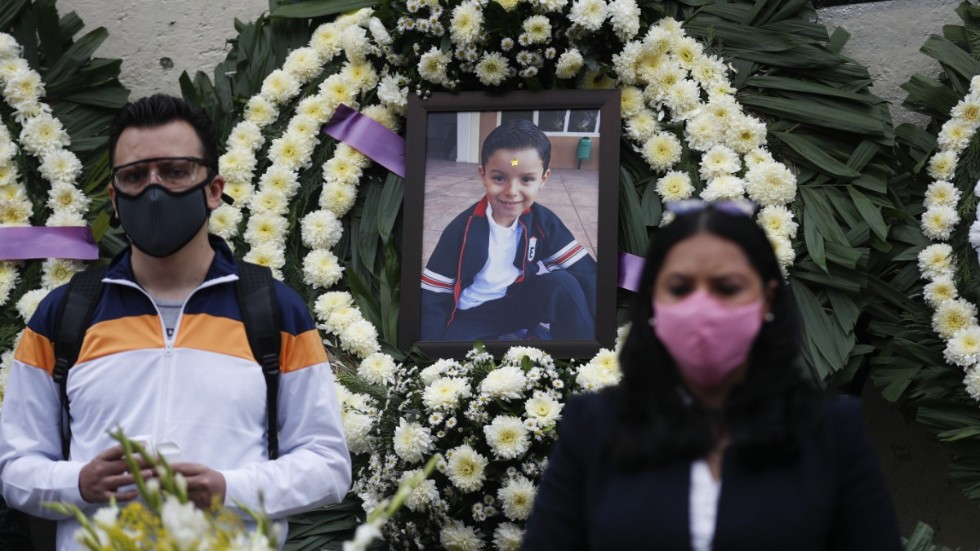 En minnesstund hölls 2020 för barnen som omkom när en skola rasade under ett jordskred i Mexico City 2017.