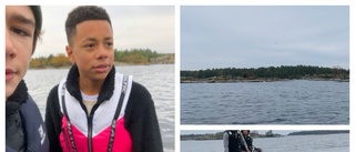 Pojkarna efter båtolyckan: "Det gick så otroligt fort"