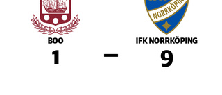 Målfest när IFK Norrköping krossade Boo