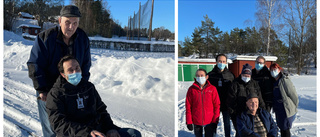 Snösugne Torsten, 87, tog med hemtjänsten på sparktur