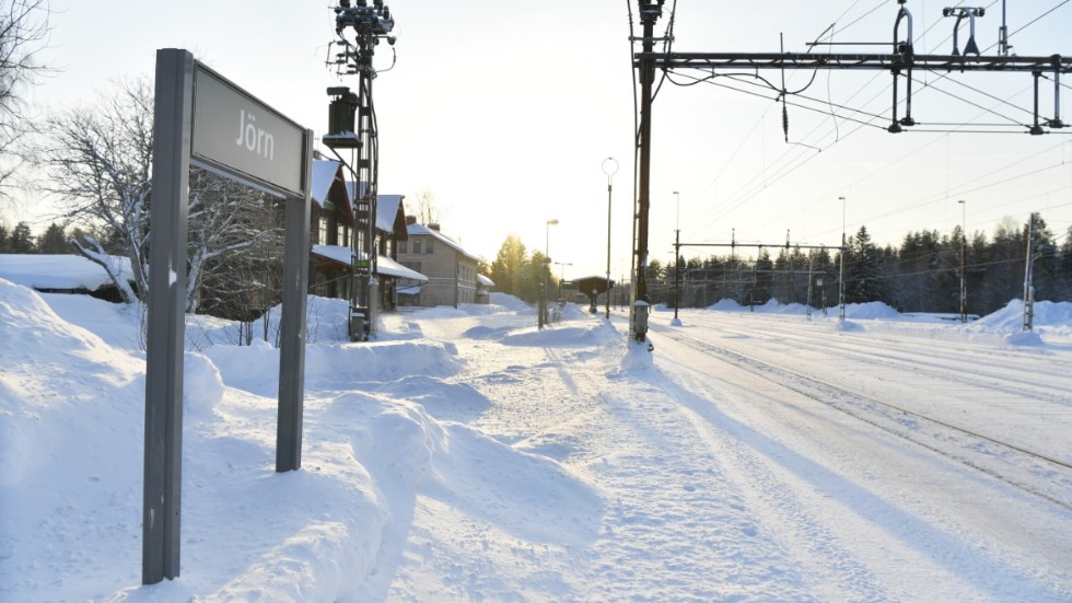 Nu ska tvärbanan mellan Jörn och Arvidsjaur börja användas som testbana för tågtillverkare.