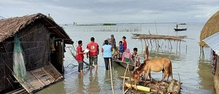 Katastrofal översvämning plågar Bangladesh
