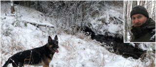 Kriminalsökhund sökte av vattendrag i Boviken: ”Man tänker ju på dom anhöriga”