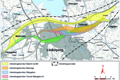 Fem förslag – här kan Ostlänken dras i Linköping