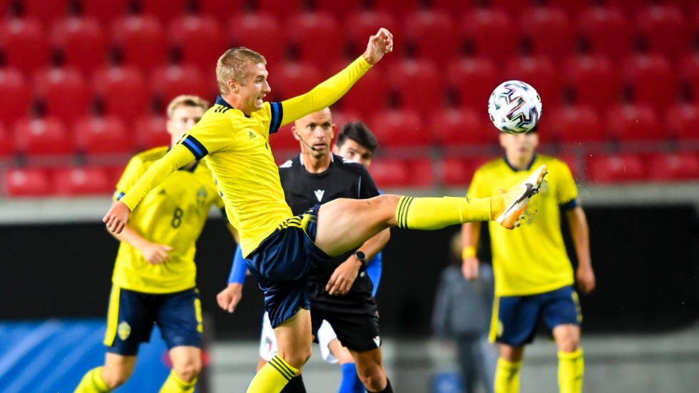 Sveriges U21-landslag tvingas spela hemma på bortaplan. EM-kvalmatchen mot Armenien spelas i Polen. Arkivbild.