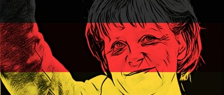 Merkel slutar med flagga och förtroende i topp