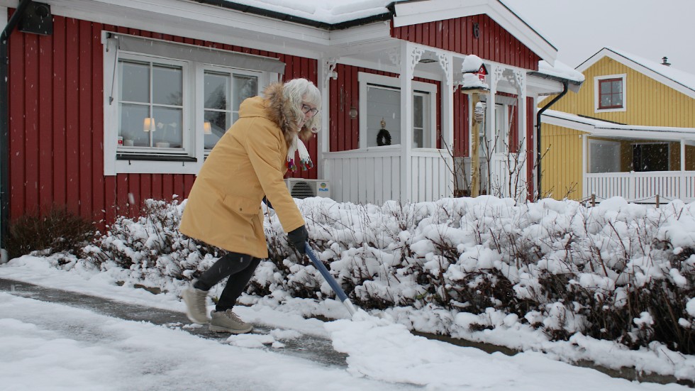 Snö, is och kyla istället för sol, sandstrand och shorts. "Vi har haft en väldigt bra tid här, vi tycker att det varit mysigt och skönt att bo i Hultsfred även under vinterhalvåret", säger Ingrid Bågvik. 