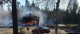 Brand i garage