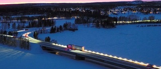 Lamporna på Bergsviksbron ur funktion – överfarten i mörker