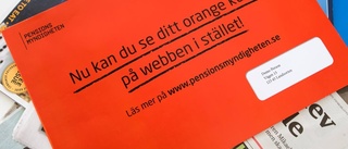 Orange kuvertet på ingång
