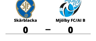 Mållöst för Skärblacka och Mjölby FC/AI B
