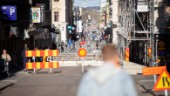 Stora gatan i centrala Linköping avstängd – igen