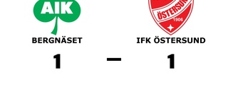 Bergnäset och IFK Östersund delade på poängen
