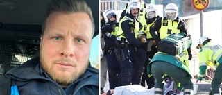 Polisen David blåslagen i upploppen – nu är han redo om det smäller igen i Östergötland: "Fanns ingen rädsla att dö"