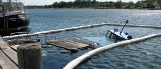 Fiskebåt sjönk i Fårösunds hamn