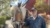 Hästen Conrad bjöd de äldre på en tur genom stan