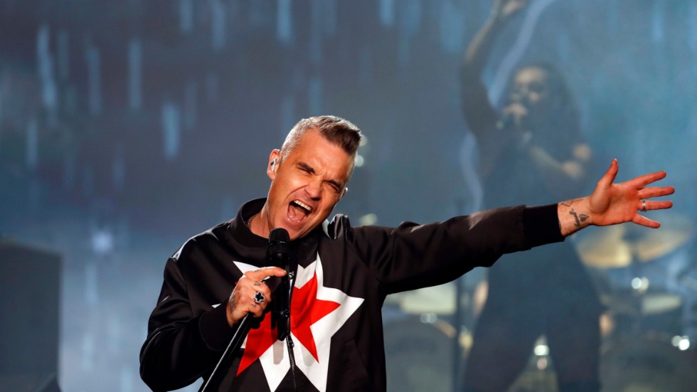 Robbie Williams slår på stort inför 25-årsjubileet av "Life thru a lens". Arkivbild.