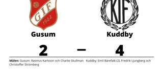 Kuddby vann efter Emil Bärefalks dubbel