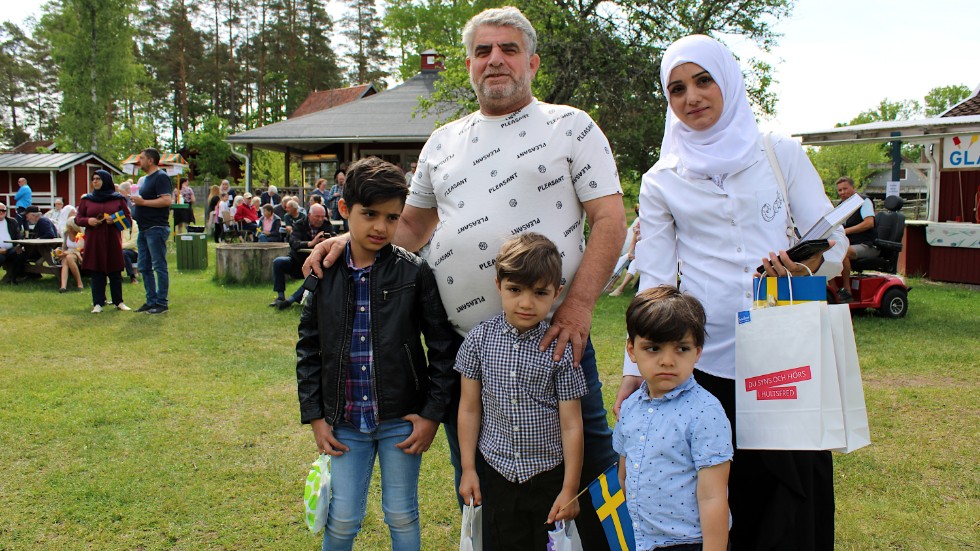 Malak Shhadha var en av de nya svenska medborgarna som deltog i medborgarskapsceremonin. Även maken Mohammad Bachir Almutaleb och barnen Yamman, Jassan och Rami har blivit svenska medborgare.
