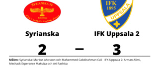 Förlust för Syrianska hemma mot IFK Uppsala 2