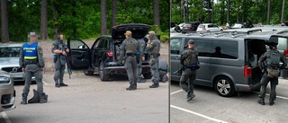 Specialpoliser tränade – sågs tungt beväpnade inne i Nyköping