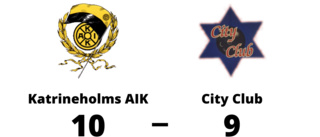 Katrineholms AIK bröt tunga sviten mot City Club
