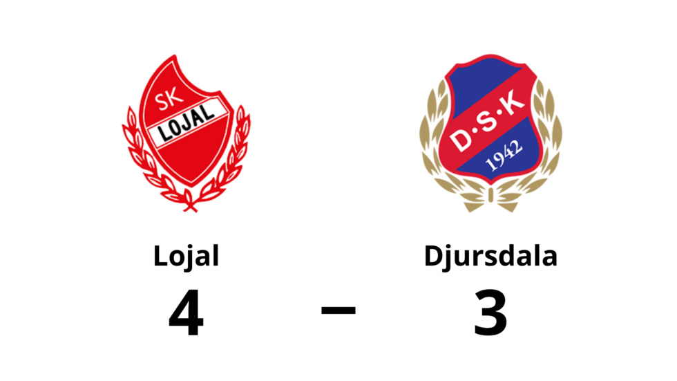 SK Lojal vann mot Djursdala SK