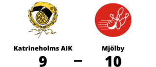 Katrineholms AIK föll mot Mjölby med 9-10