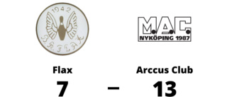 Seger för Arccus Club med 13-7 mot Flax