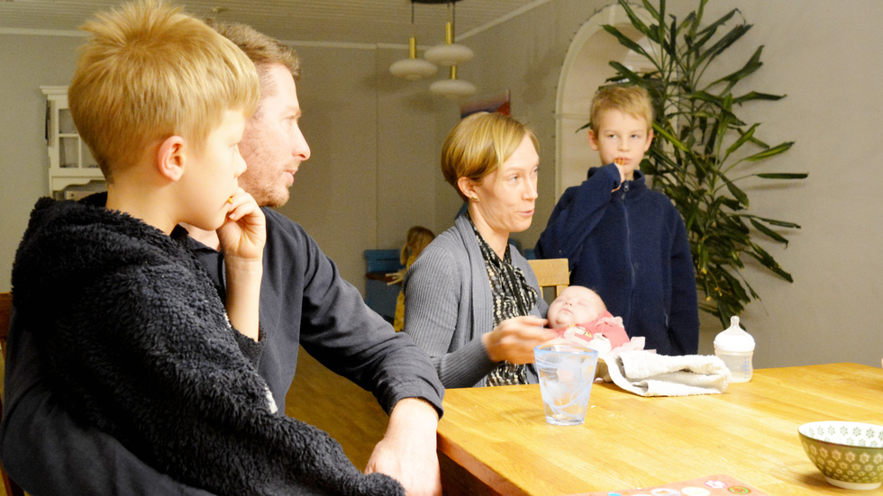 The Dean/Stenmark family enjoys living in Kåge.