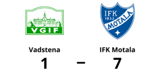 Tre klara poäng för IFK Motala mot Vadstena
