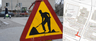 Gator stängs av i Skellefteå – grävarbete ska göras